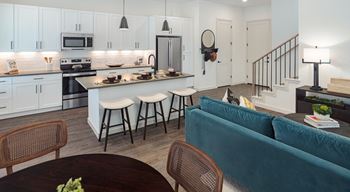 Spacious open-concept layouts
